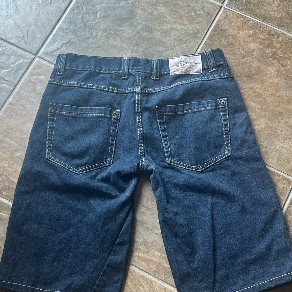 Classic Dark Blue Men's Jean Shorts